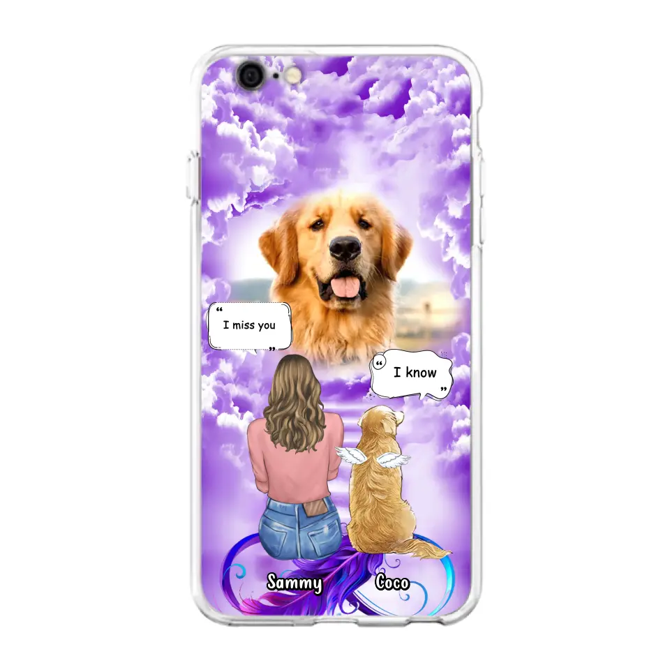 Personalized Memorial Pet iPhone/Samsung Case - Upload Photo - Memorial Gift Idea For Dog/Cat/Rabbit Lover