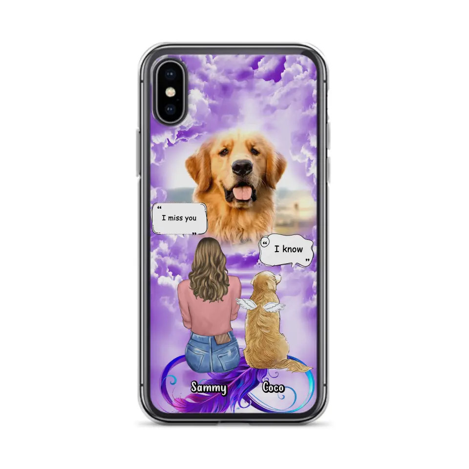 Personalized Memorial Pet iPhone/Samsung Case - Upload Photo - Memorial Gift Idea For Dog/Cat/Rabbit Lover