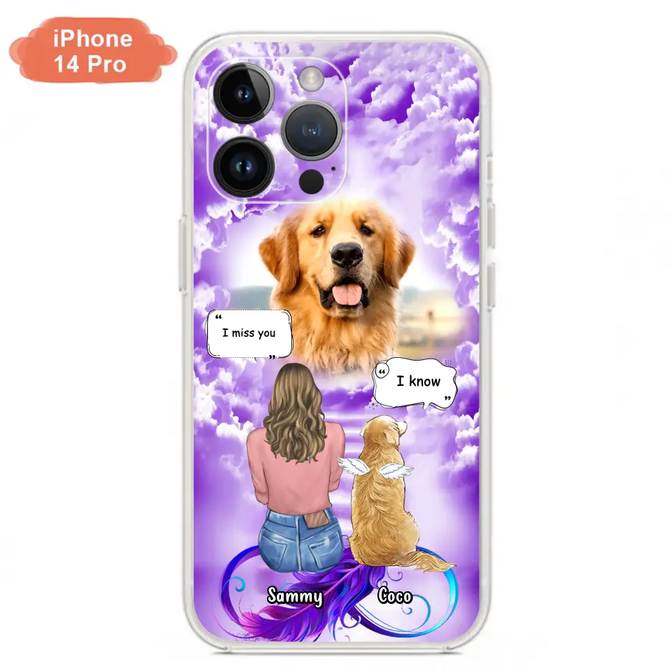 Personalized Memorial Pet iPhone/Samsung Case - Upload Photo - Memorial Gift Idea For Dog/Cat/Rabbit Lover