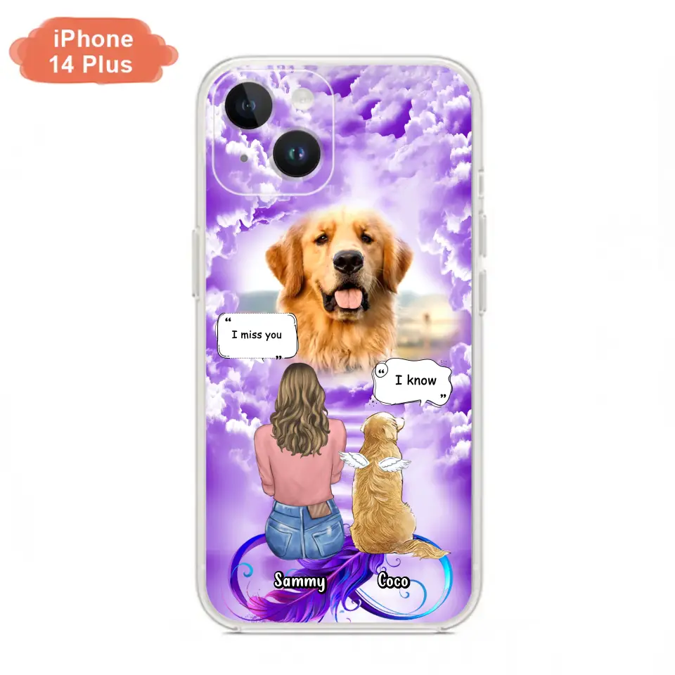 Personalized Memorial Pet iPhone/Samsung Case - Upload Photo - Memorial Gift Idea For Dog/Cat/Rabbit Lover
