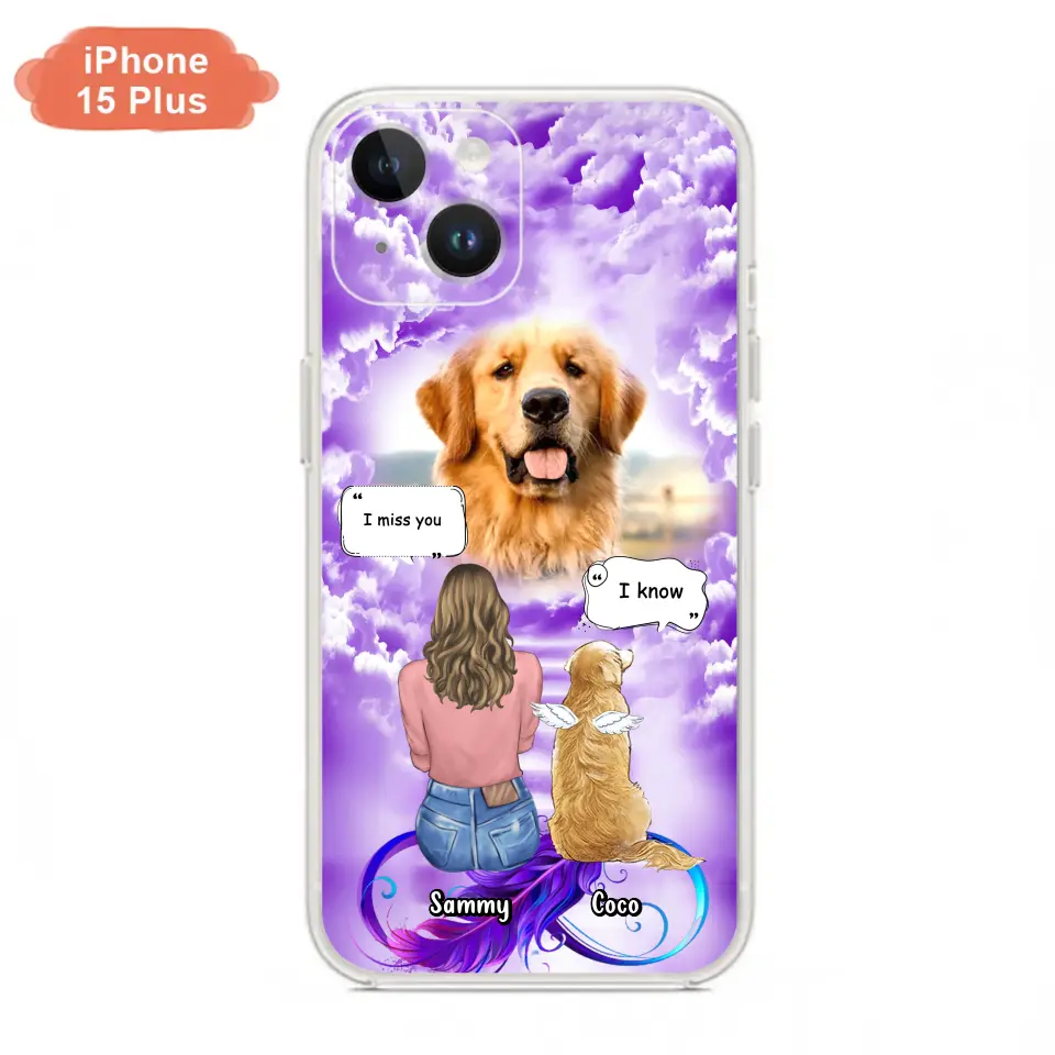 Personalized Memorial Pet iPhone/Samsung Case - Upload Photo - Memorial Gift Idea For Dog/Cat/Rabbit Lover