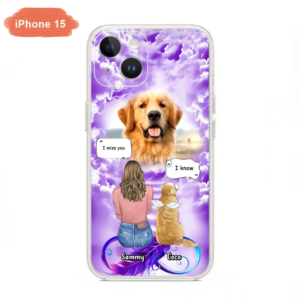 Personalized Memorial Pet iPhone/Samsung Case - Upload Photo - Memorial Gift Idea For Dog/Cat/Rabbit Lover