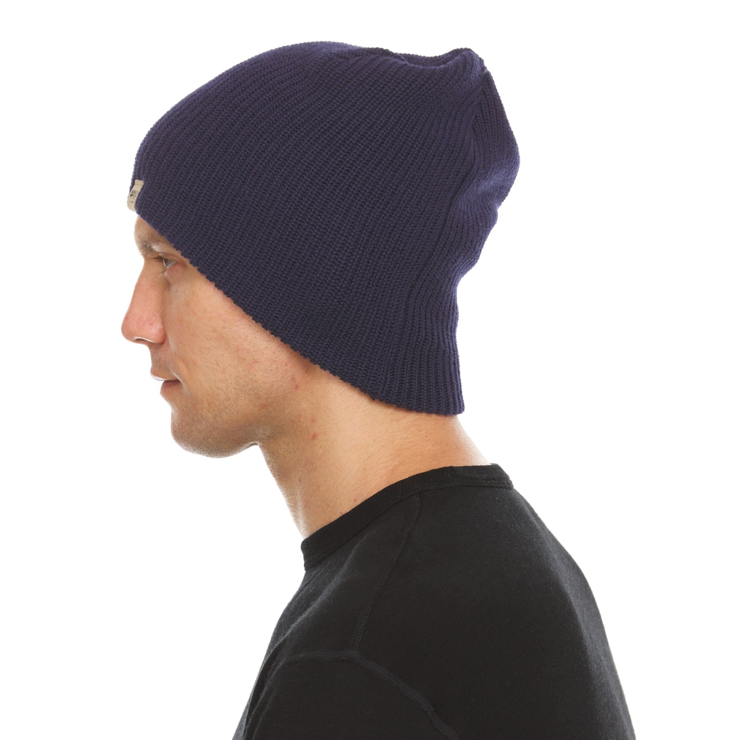 Midweight Knit Wool Beanie - 100% Merino Wool