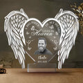 Personalized Memorial Acrylic Plaque - Upload Photo - Remembrance Gift - A Big Of My Heart Lives In Heaven