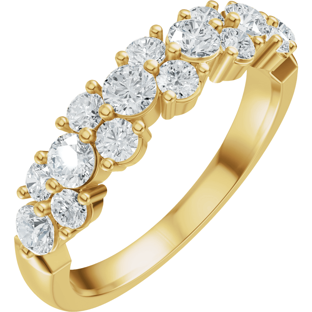 Celestine 14K Gold Diamond Anniversary Band