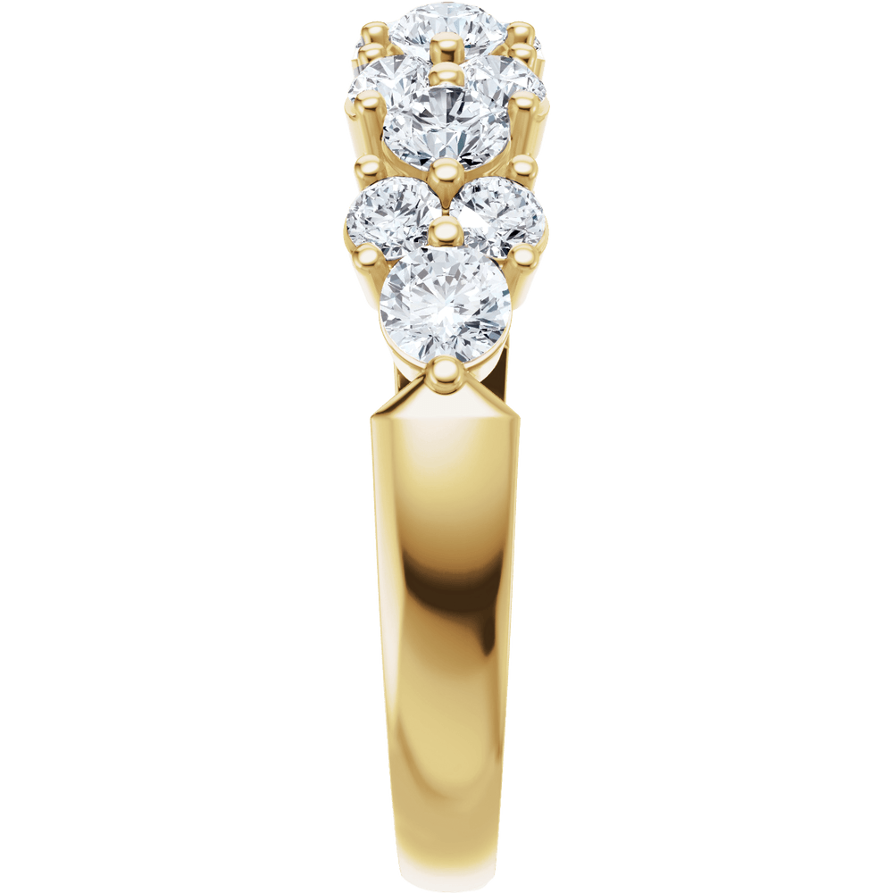 Celestine 14K Gold Diamond Anniversary Band