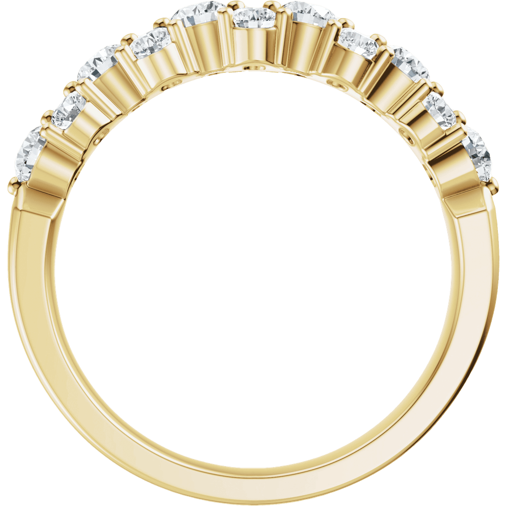 Celestine 14K Gold Diamond Anniversary Band