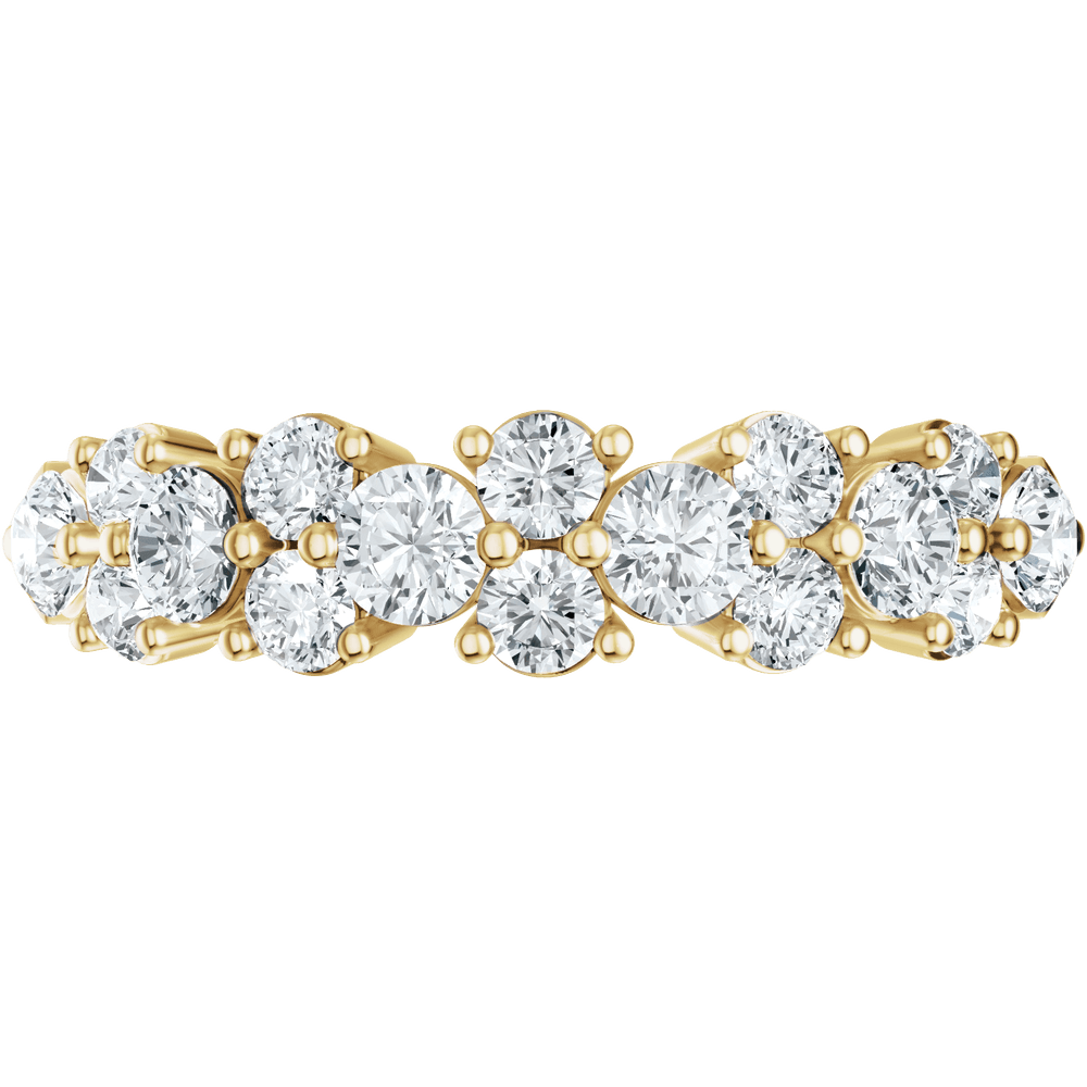 Celestine 14K Gold Diamond Anniversary Band