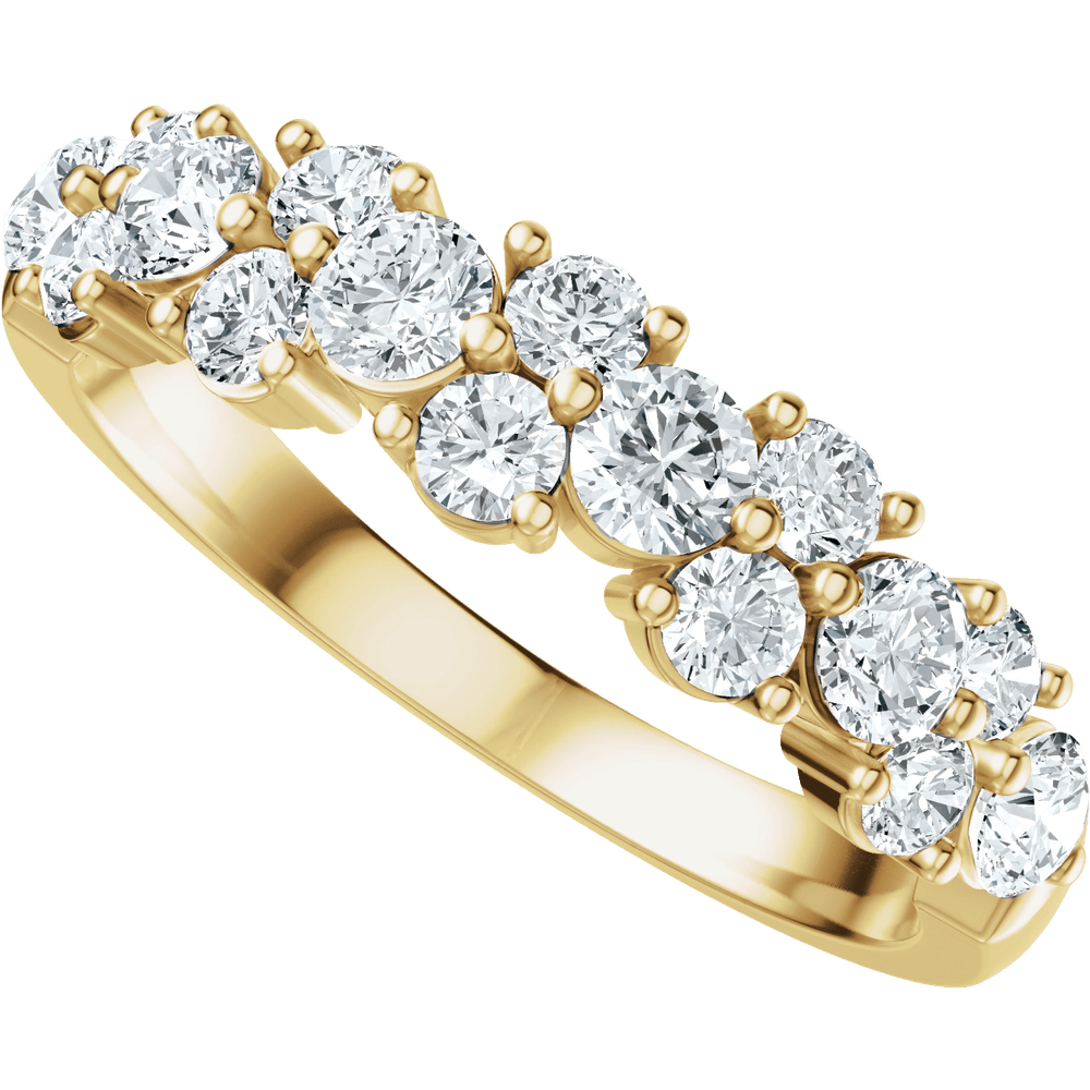 Celestine 14K Gold Diamond Anniversary Band
