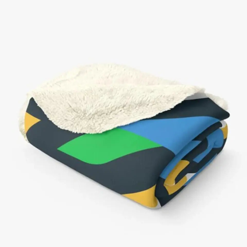 Personalized Camping Compass Quilt/Fleece Throw Blanket - Gift Idea For Camping Lover/Couple/Family/Friends - The Williams