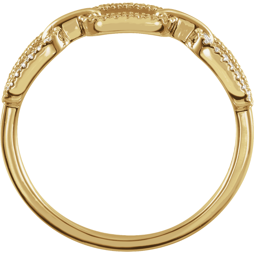 Élise Lien Pavé 14K Yellow Gold Vermeil Lab-Grown Diamond Ring