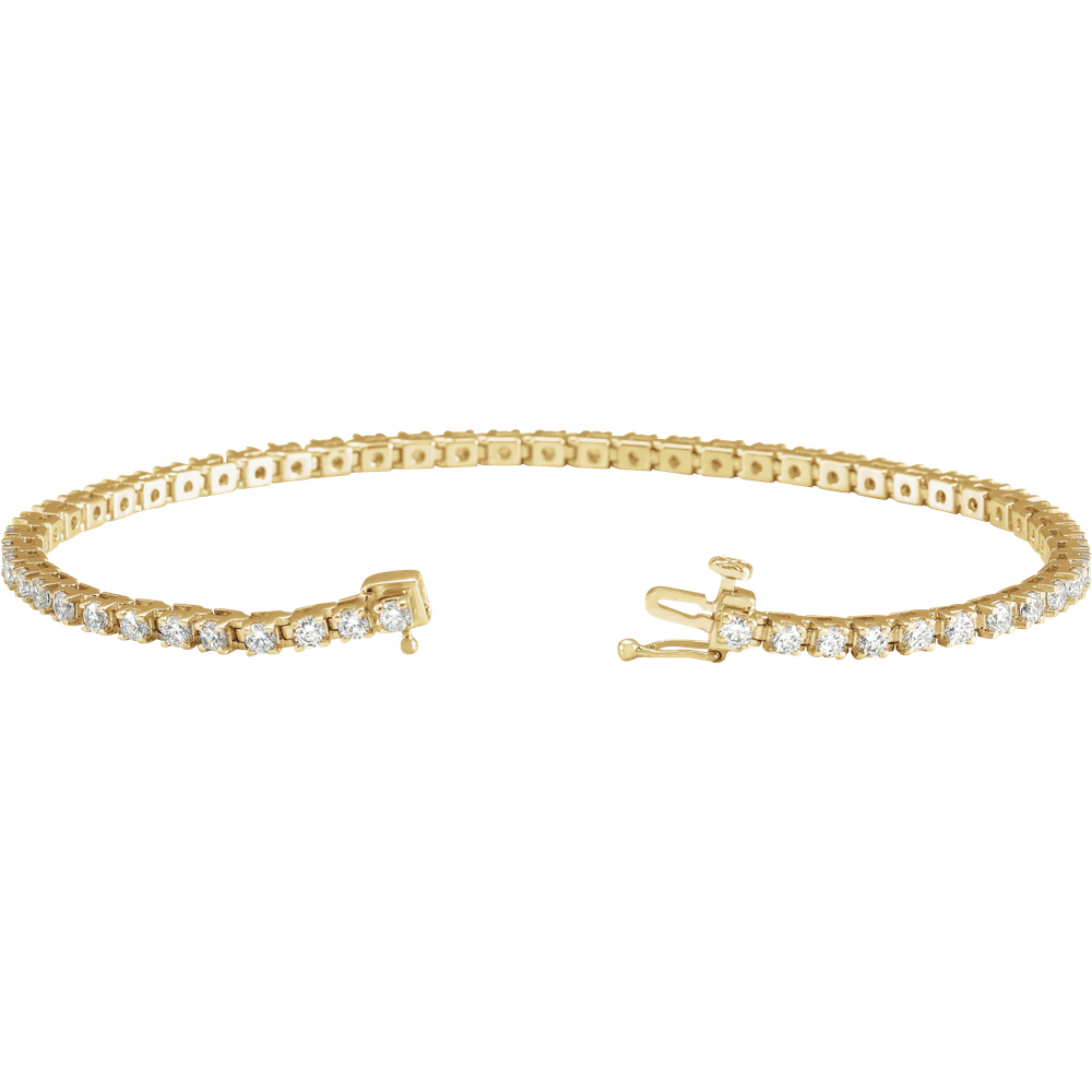 3 CTW Diamond Tennis Bracelet in 14K White Gold