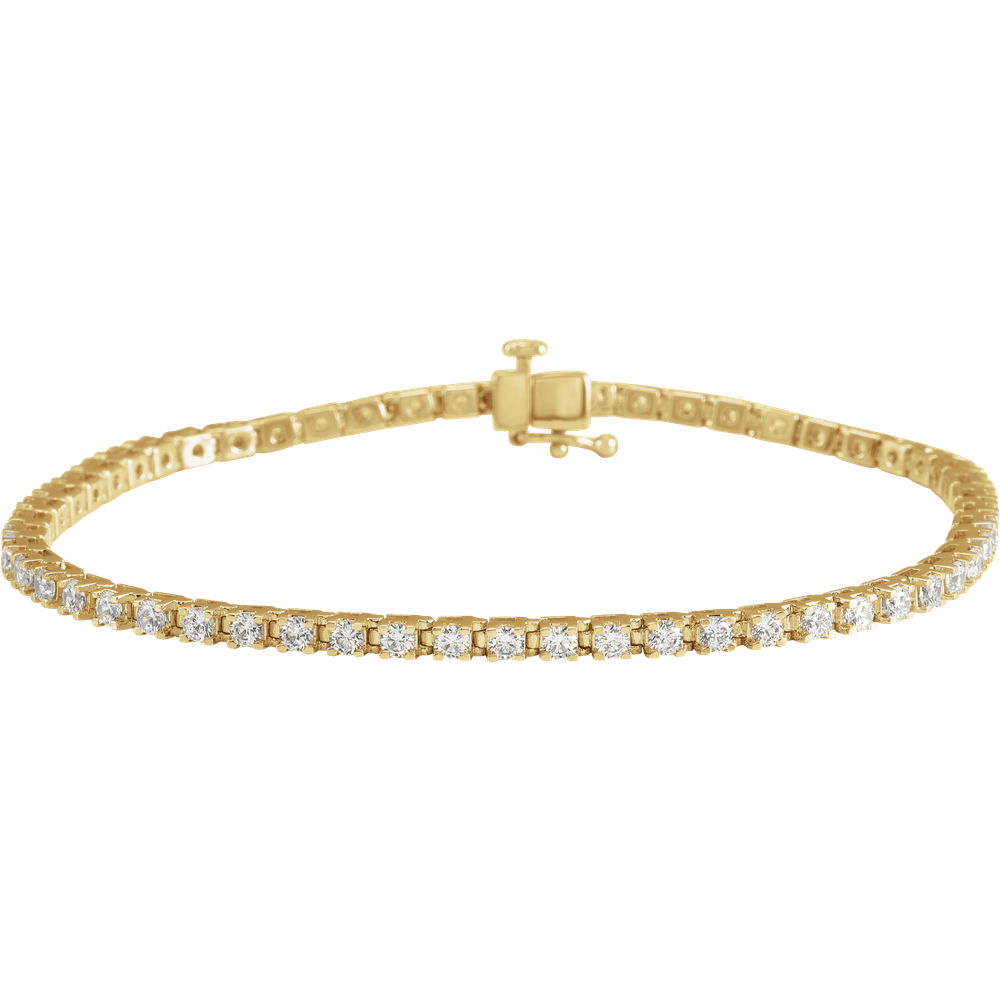 3 CTW Diamond Tennis Bracelet in 14K White Gold