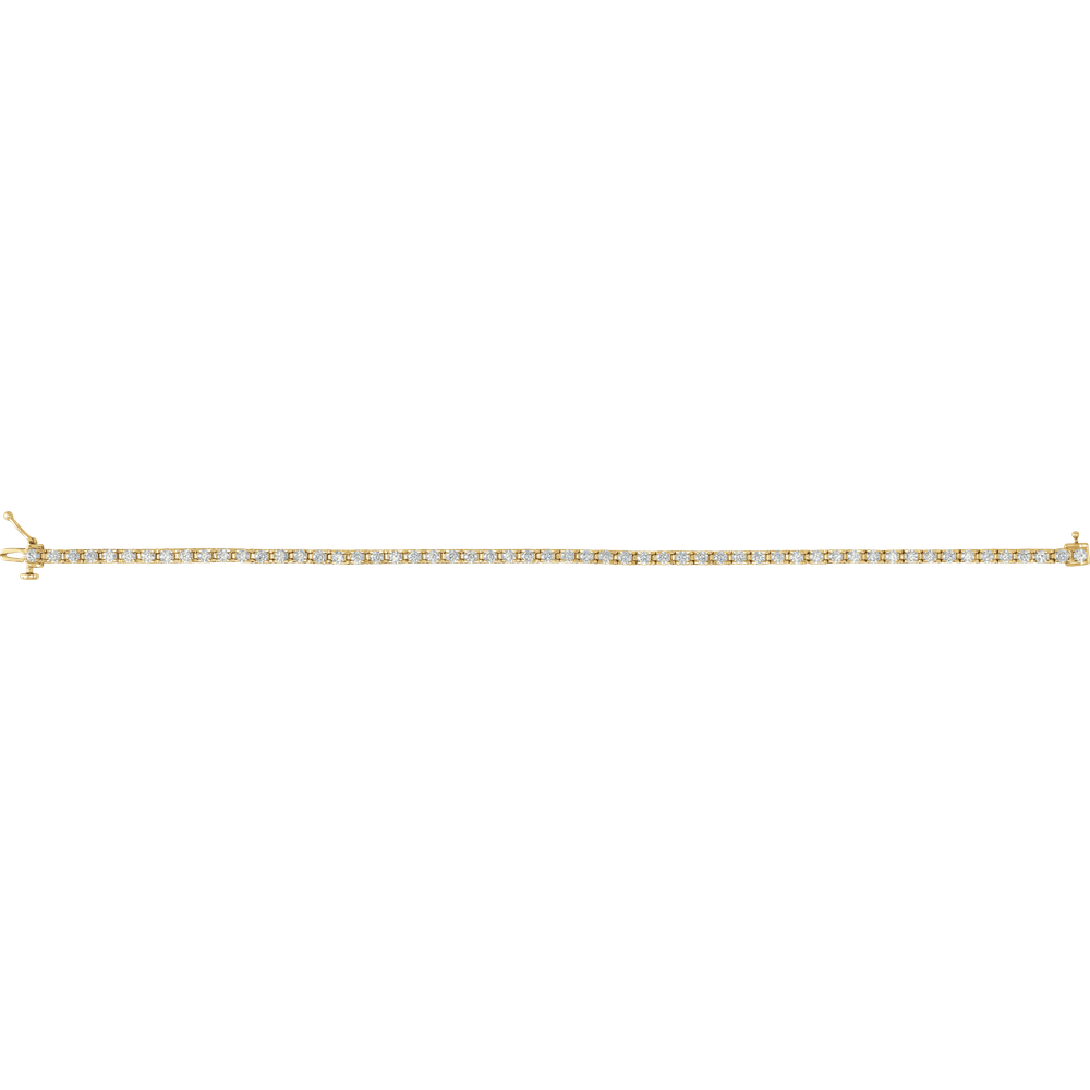 3 CTW Diamond Tennis Bracelet in 14K White Gold