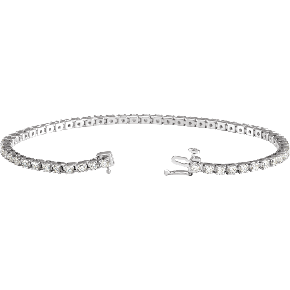 3 CTW Diamond Tennis Bracelet in 14K White Gold