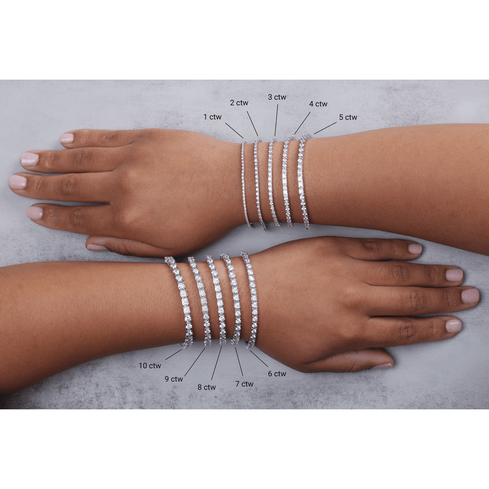 3 CTW Diamond Tennis Bracelet in 14K White Gold
