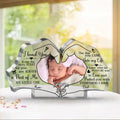 Personalized Baby Photo Acrylic Plaque - Christmas Gift Idea for Baby/Family/Mom/Dad - I Loved You From The Very Start For You Are Always A Part Of Me