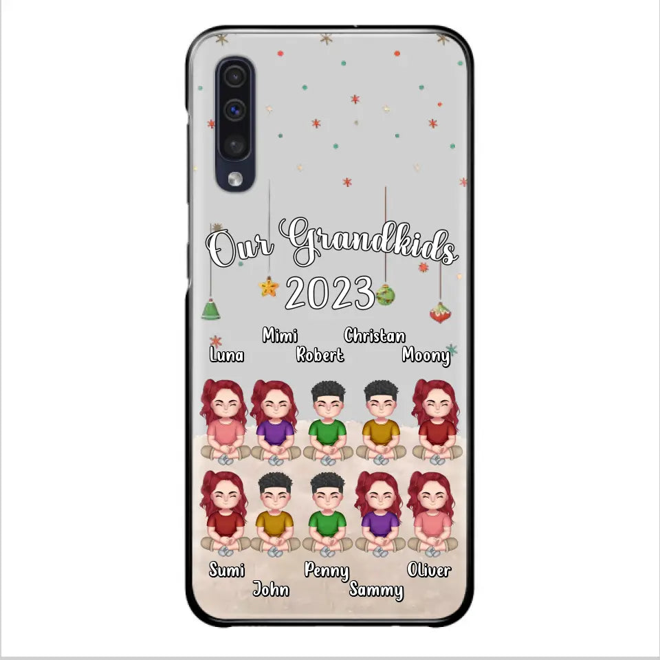Personalized Grandkids Phone Case - Gift Idea For Grandma - Up to 10 Grandkids - Our Grandkids 2023