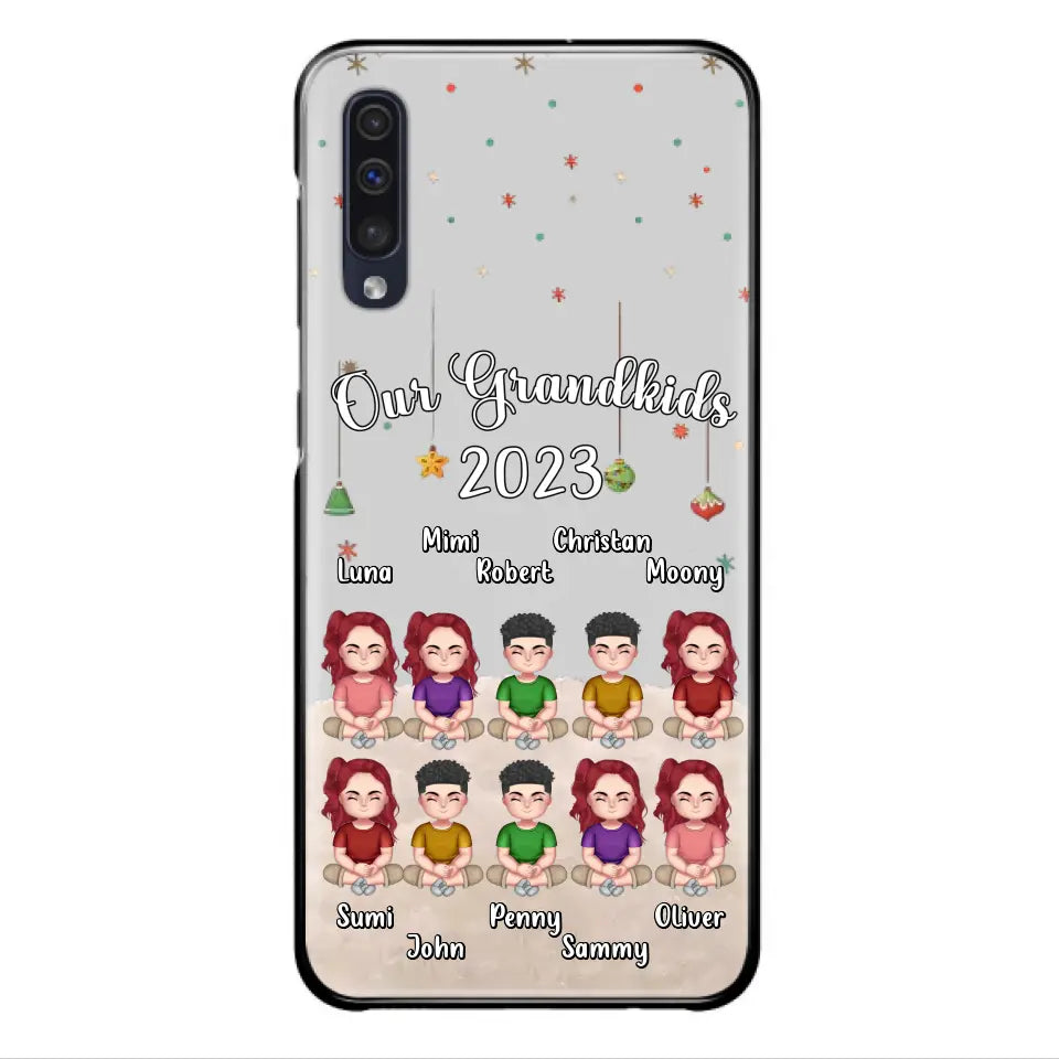 Personalized Grandkids Phone Case - Gift Idea For Grandma - Up to 10 Grandkids - Our Grandkids 2023