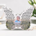 Personalized Memorial Photo Acrylic Plaque - Memorial Gift Idea for Family/Father's Day - As I Sit In Heaven And Watch You Everyday