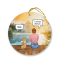 Personalized Dog Mom Ornament - Up to 4 Pets - Gift Idea For Pet Lover - FXVV9O
