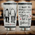 Personalized Couple Tumbler - Gift Idea for Couple - I Want To Hold Your Hand At 80