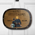 Personalized Viking Norse Couple Wooden Sign - Gift Idea For Couple/Him/Her/Home Decoration - Home Sweet Home