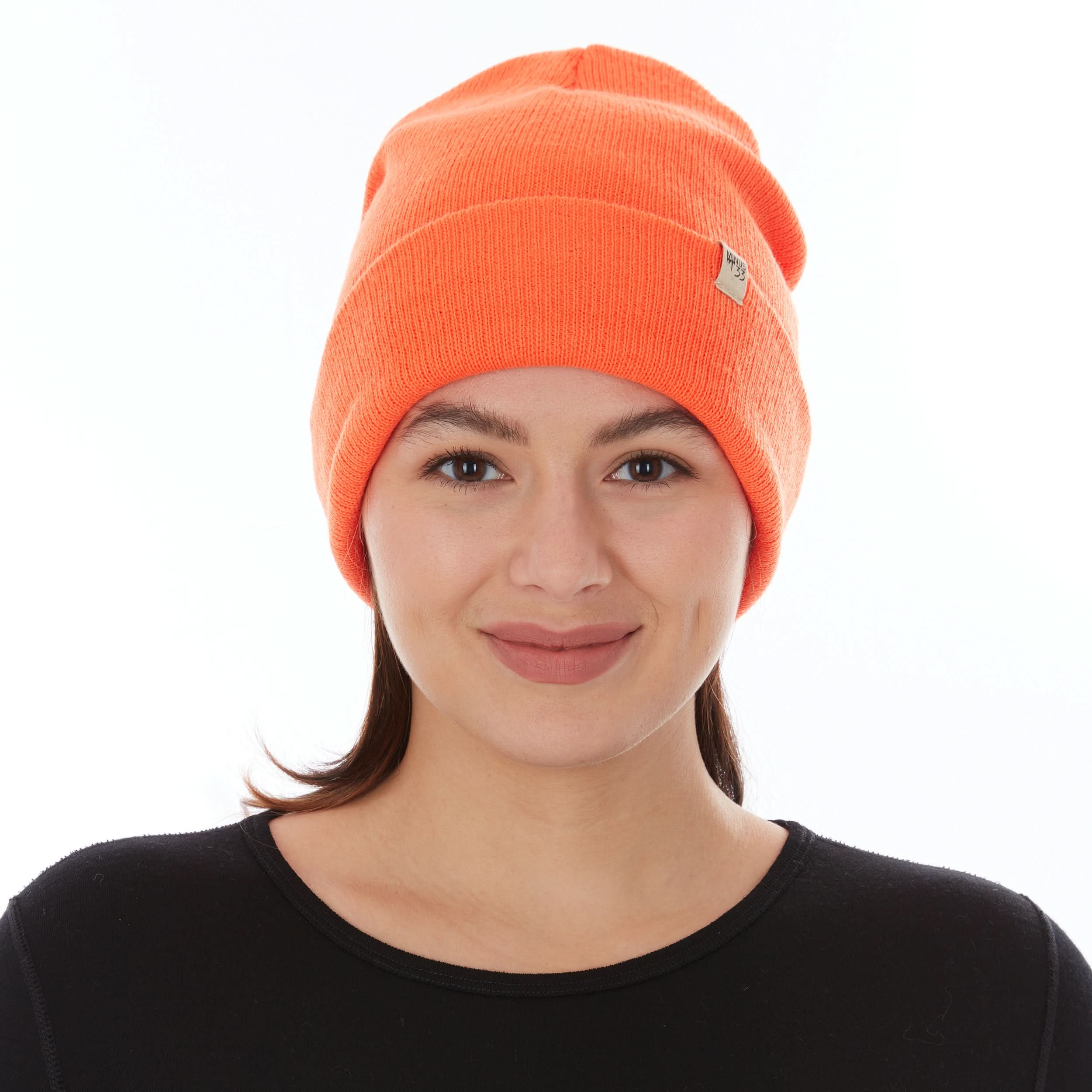 Midweight Merino Wool Cuffed Beanie for Outdoor Activity