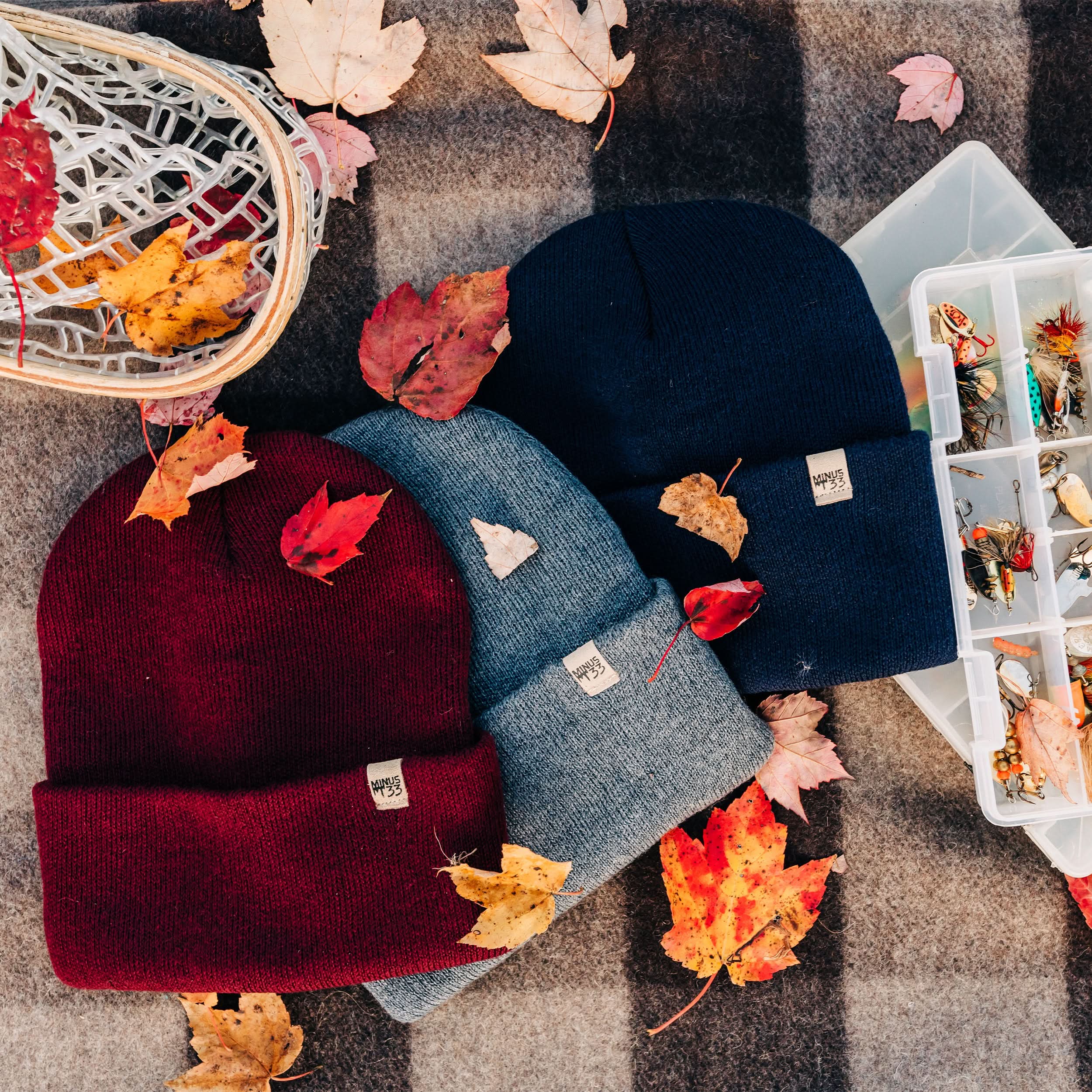 Midweight Merino Wool Cuffed Beanie for Outdoor Activity
