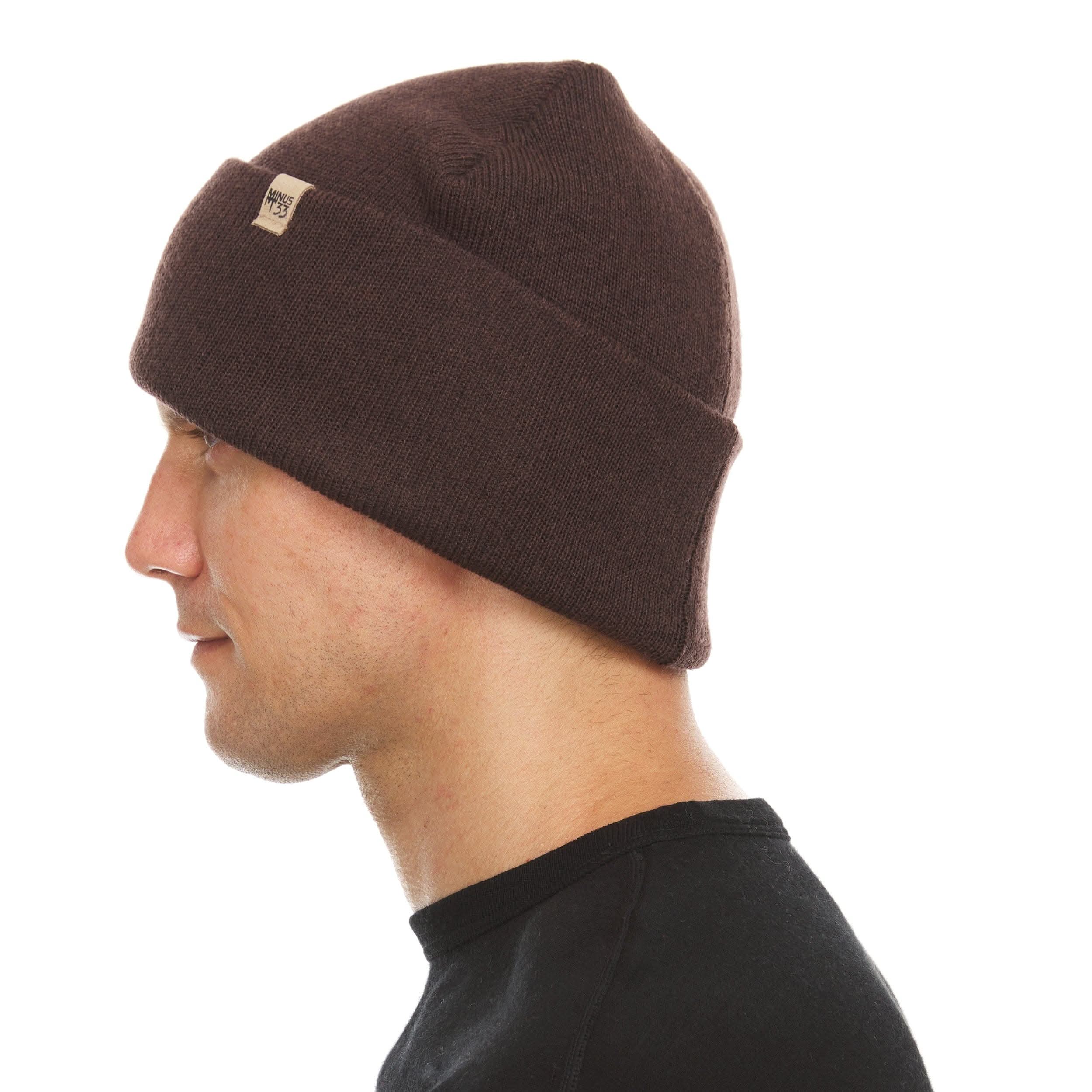 Midweight Merino Wool Cuffed Beanie for Outdoor Activity