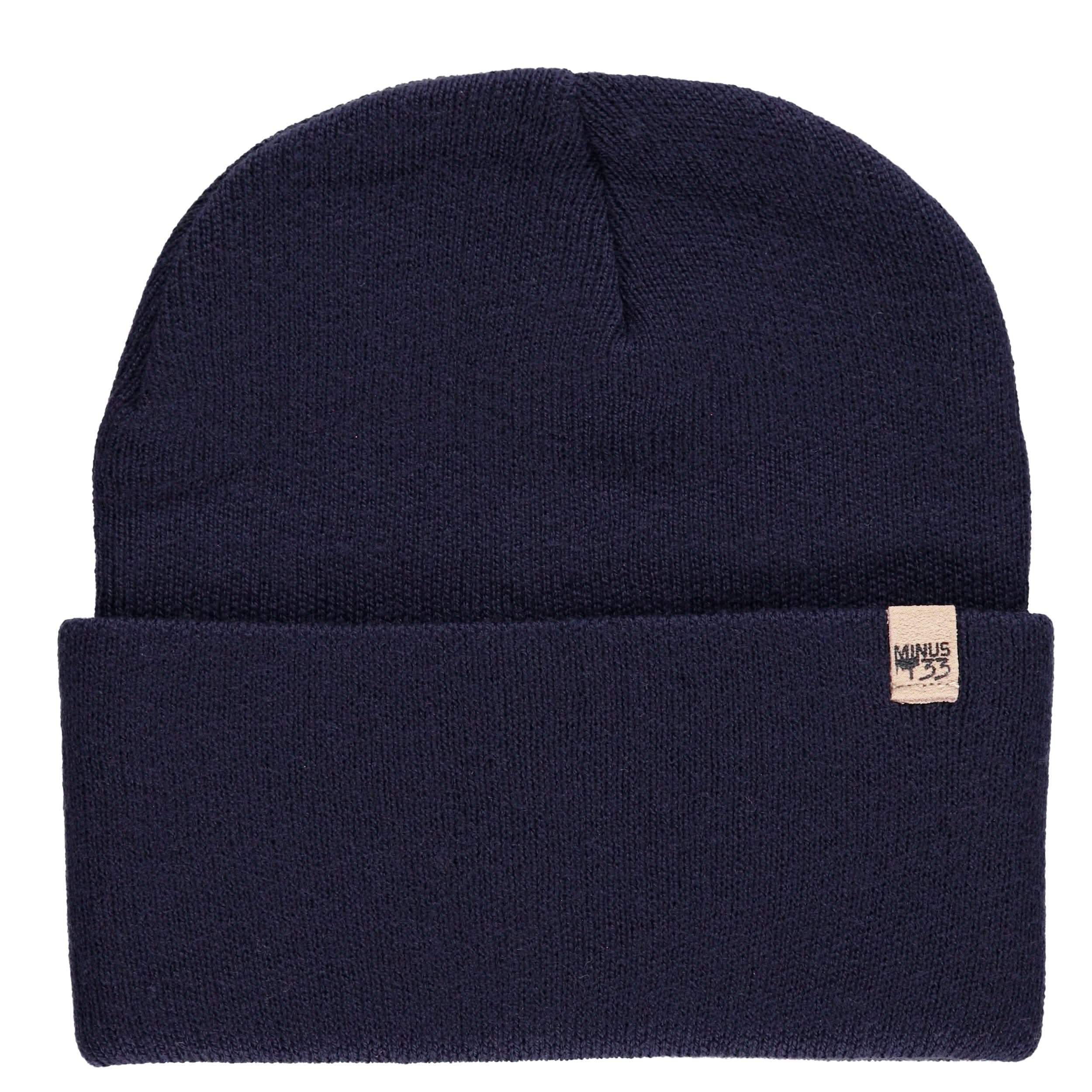Midweight Merino Wool Cuffed Beanie for Outdoor Activity