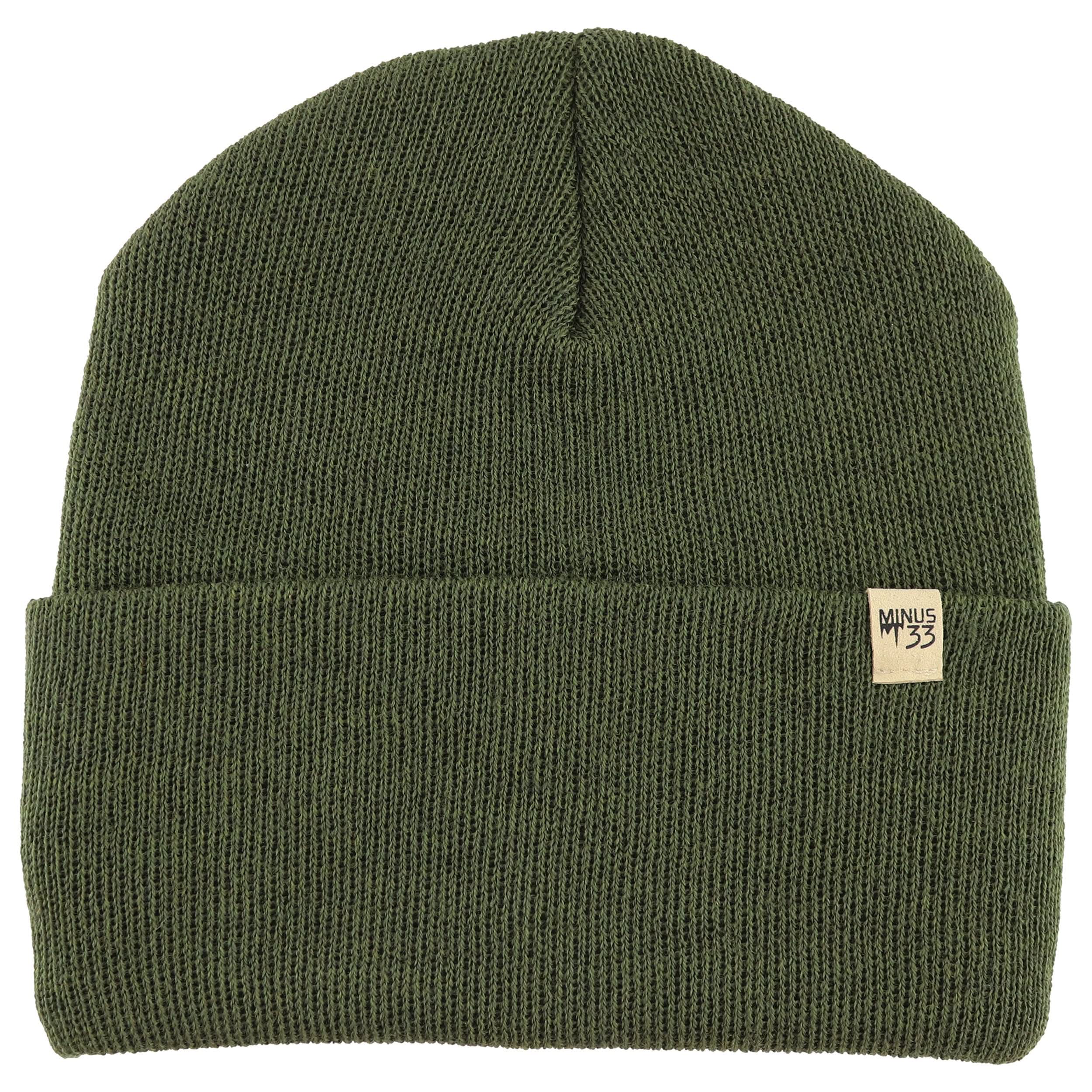 Midweight Merino Wool Cuffed Beanie for Outdoor Activity