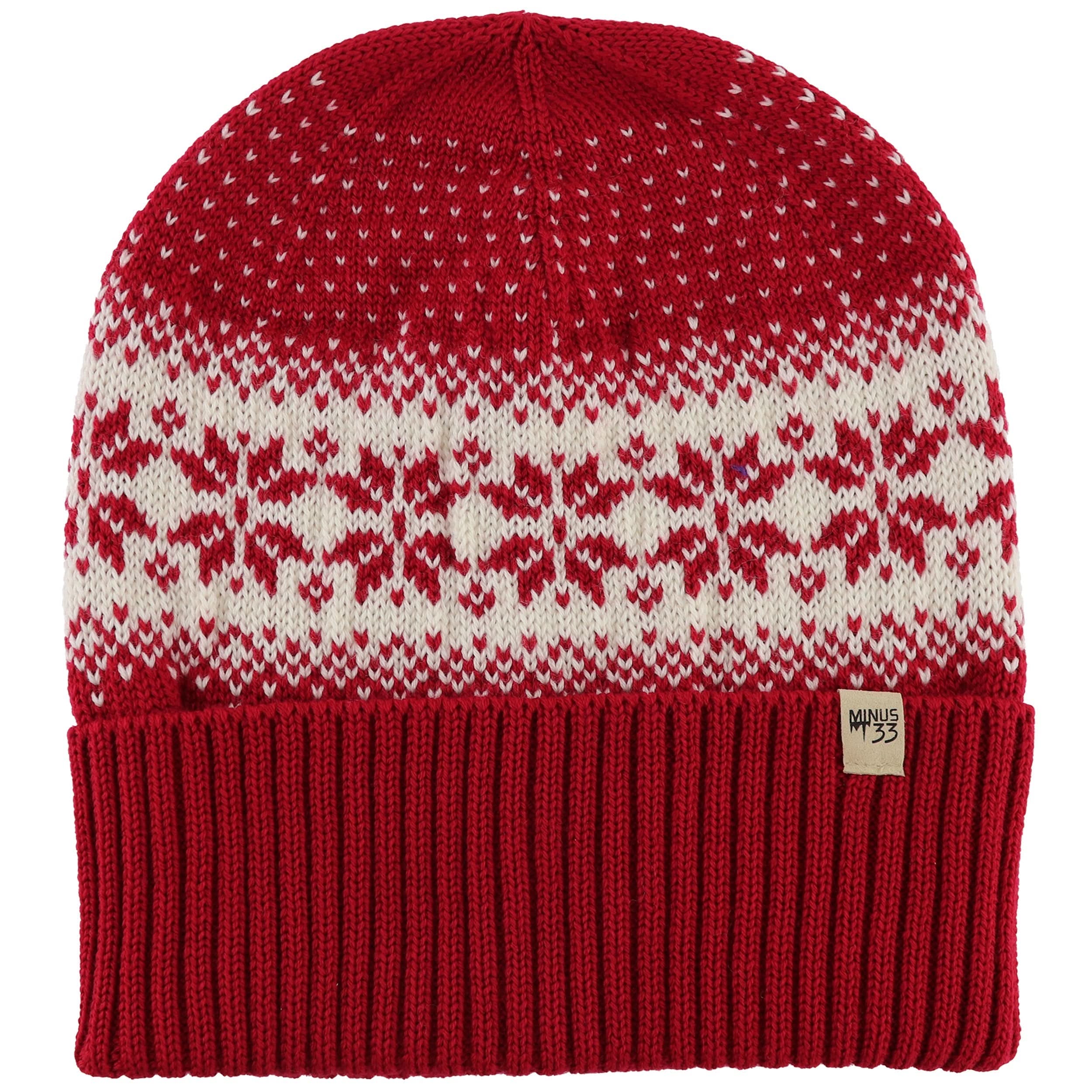 Midweight Merino Wool Cuffed Beanie for Outdoor Activity
