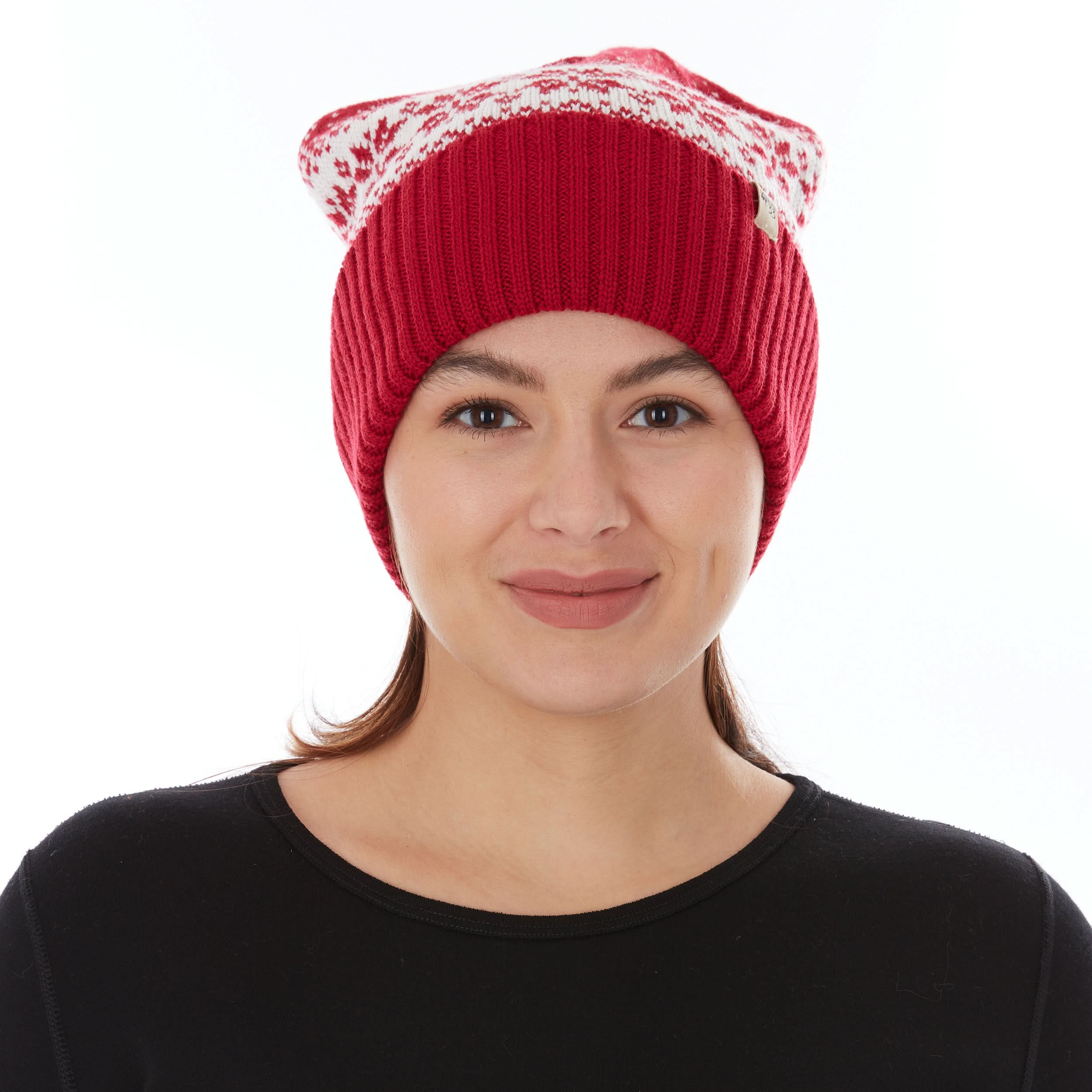 Midweight Merino Wool Cuffed Beanie for Outdoor Activity