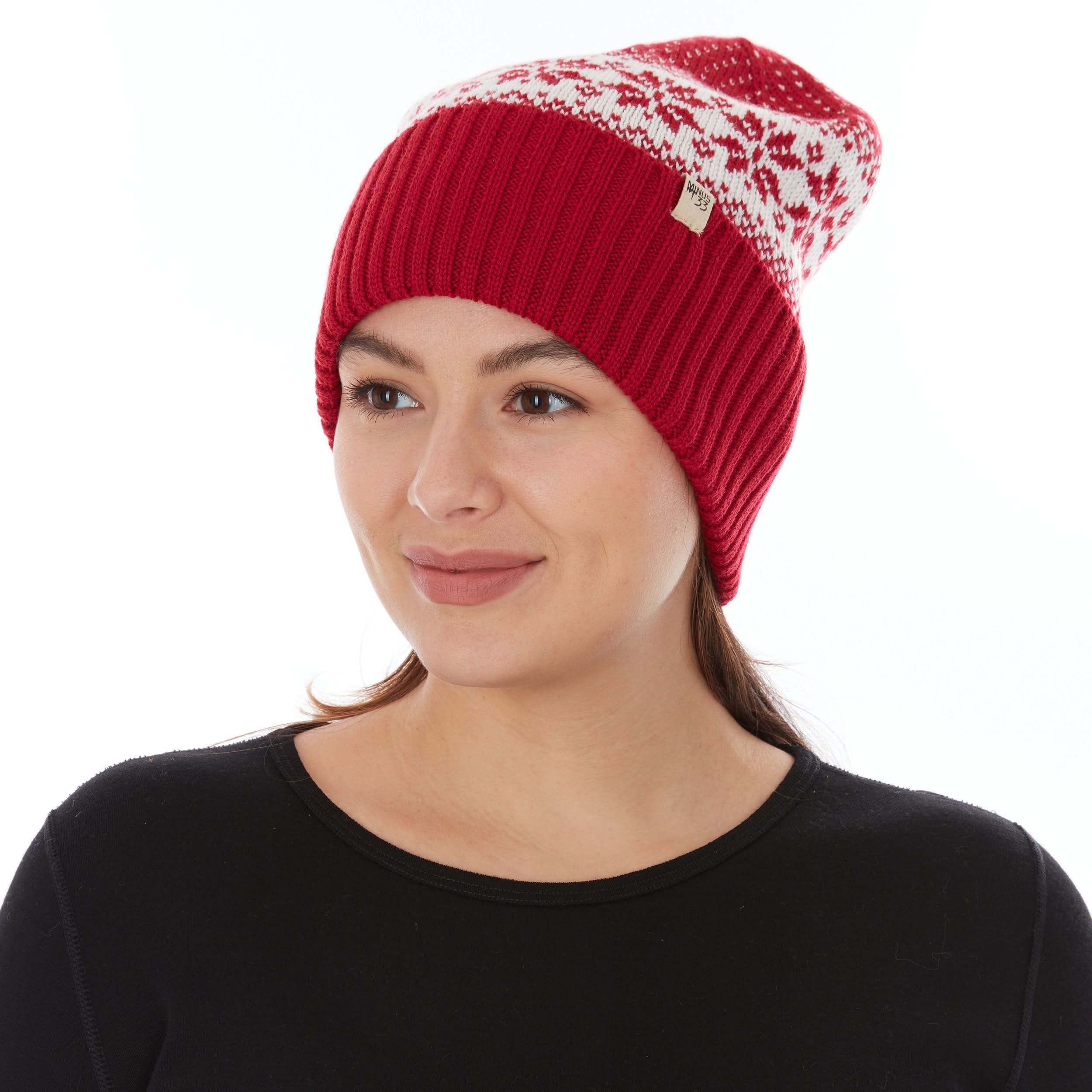Midweight Merino Wool Cuffed Beanie for Outdoor Activity