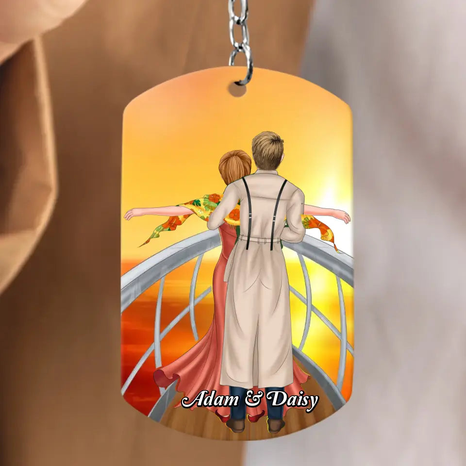 Personalized Couple Aluminum Keychain - 
 Gift Idea For Couple/Valentine's Day - To My Wife I Didn't Marry You