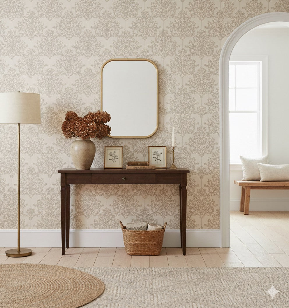 Adelae Peel and Stick Removable Wallpaper by Quirky Paisley