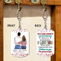 Personalized Couple Aluminum Keychain - Gift Idea For Couple/Him/Her/Valentine's Day - I'm Proud Of You