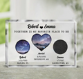Personalized Couple Acrylic Plaque - Valentine's Day Gift Idea for Couple/Him/Her - Together Is My Favorite Place To Be
