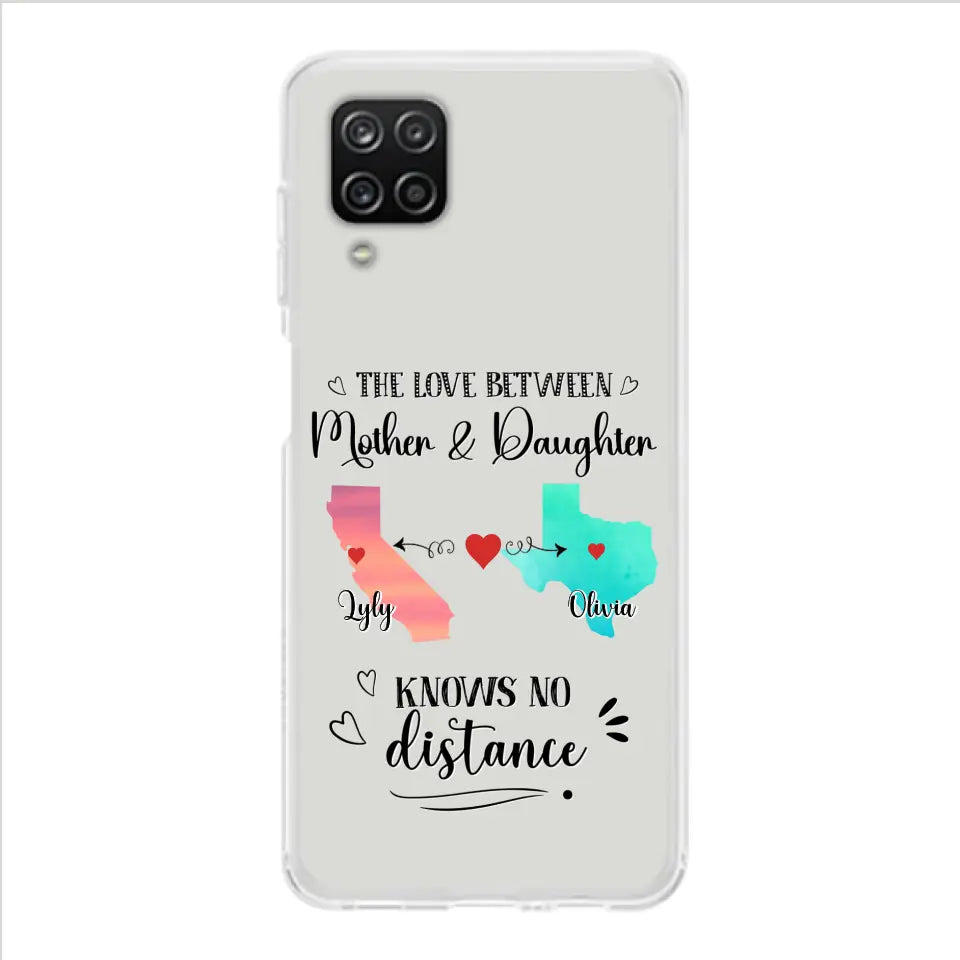Custom Personalized Mother Daughter Long Distance Phone Case - Gift Idea For Mother And Daughter - Case For iPhone And Samsung