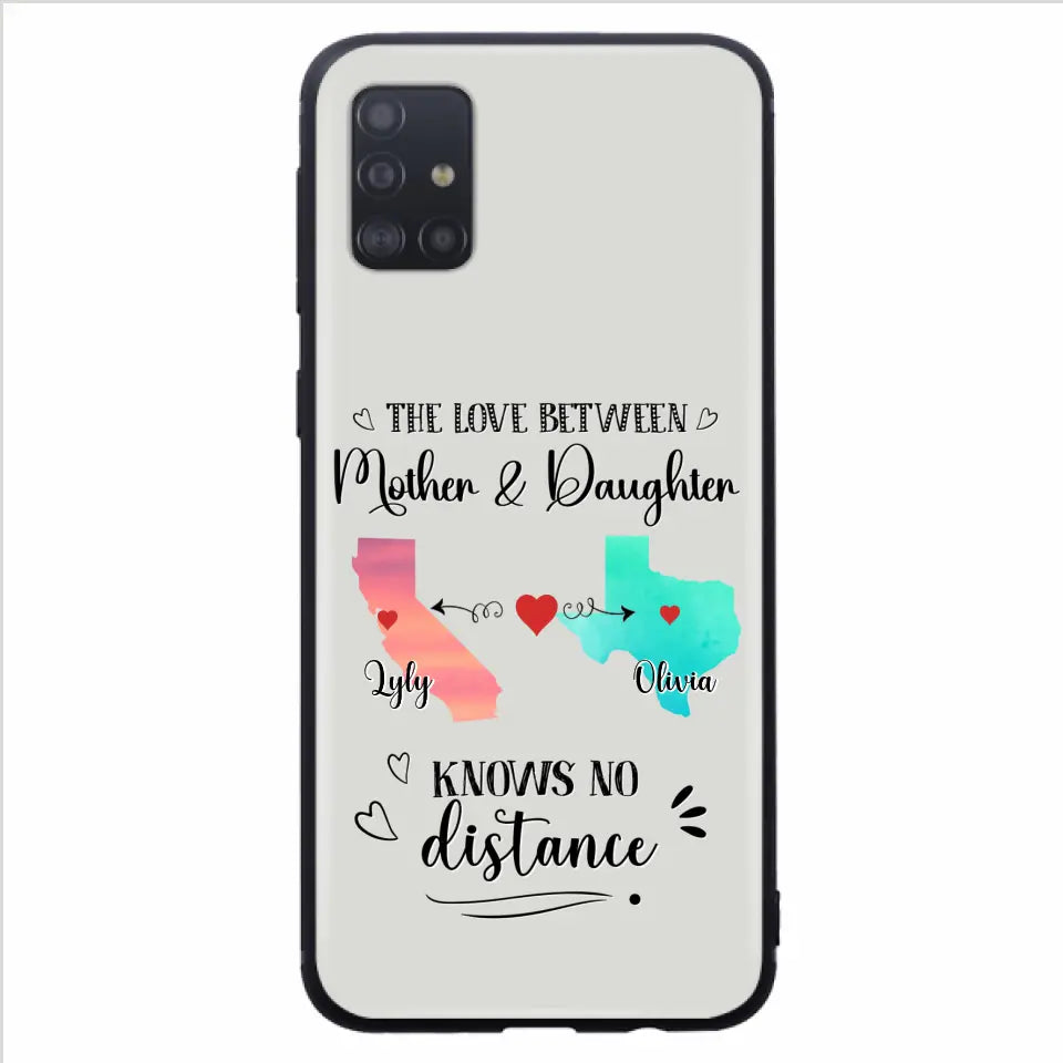 Custom Personalized Mother Daughter Long Distance Phone Case - Gift Idea For Mother And Daughter - Case For iPhone And Samsung