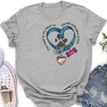 Personalized Dog Remembrance T-shirt/Hoodie - Gift Idea For Dog Lover/Mother's Day/Father's Day - The Road To My Heart Is Paved With Paw Prints
