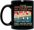 Personalized Sperms Mug - Gift Idea For Mother's Day - Up to 6 Sperms - All Of The Vaginas In The World
