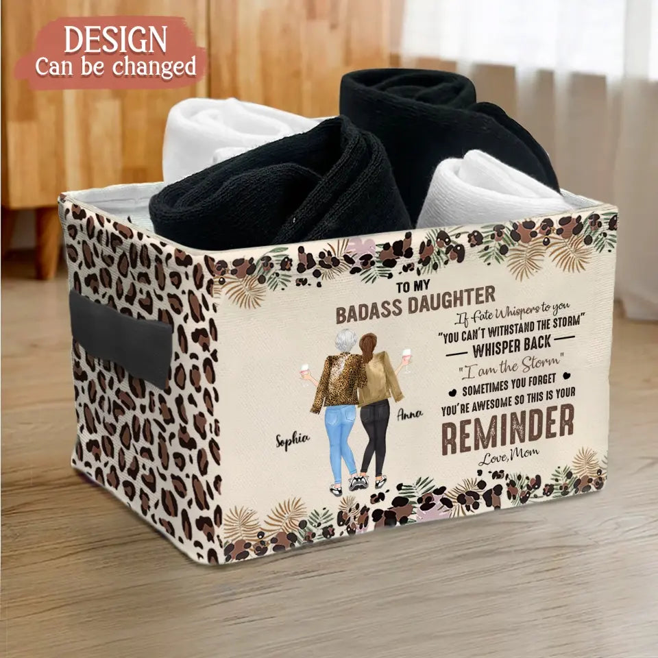 Personalized Mother And Daughter Storage Box - Gift Idea For Daughter/Mom - Like Mother Like Daughter