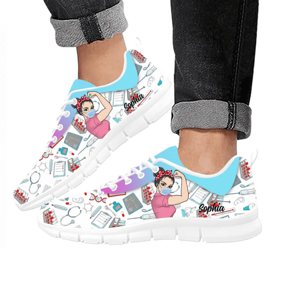 Personalized Nurse Sneakers - Gift Idea For Nurse/Birthday Gift