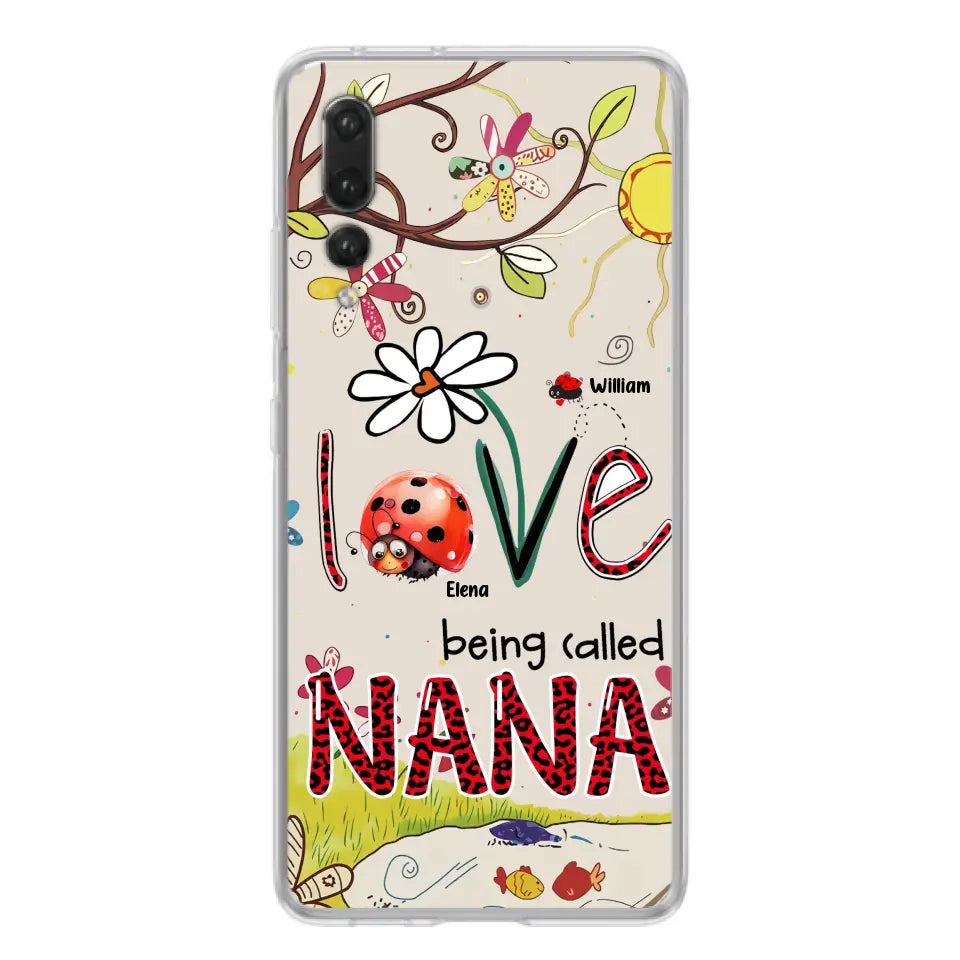 Personalized Grandma/Mom Phone Case - Gift Idea For Grandma - Up to 7 Kids - Love Being Called Gigi - Cases For Oppo/Huawei/Xiaomi
