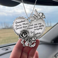 Personalized Grandma Aluminum Car Charm - Mother's Day Gift Idea For Grandma/Mom/Sister - Drive Safely Everyday