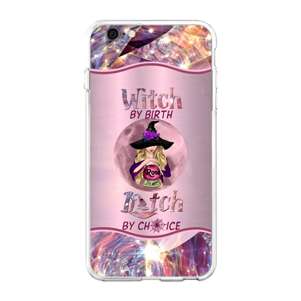 Witch By Birth Phone Case Personalized Halloween Gift for Her - Image 26