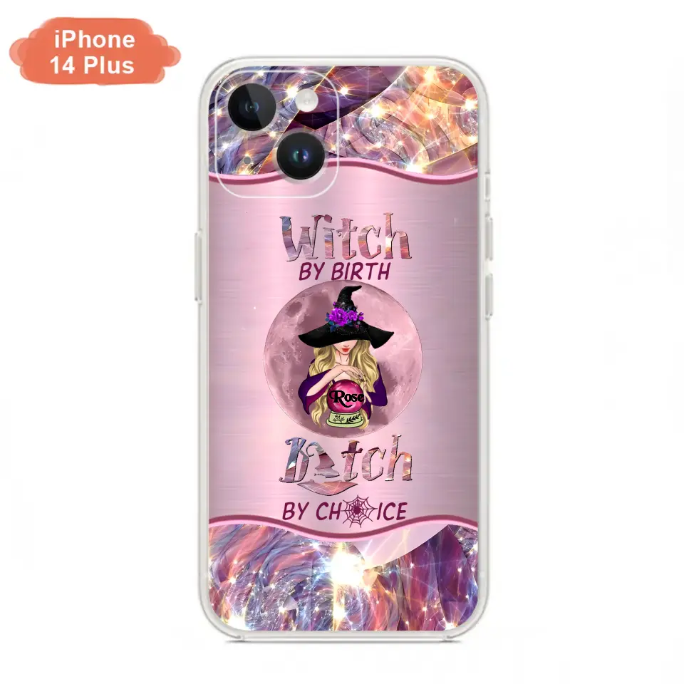 Witch By Birth Phone Case Personalized Halloween Gift for Her - Image 6