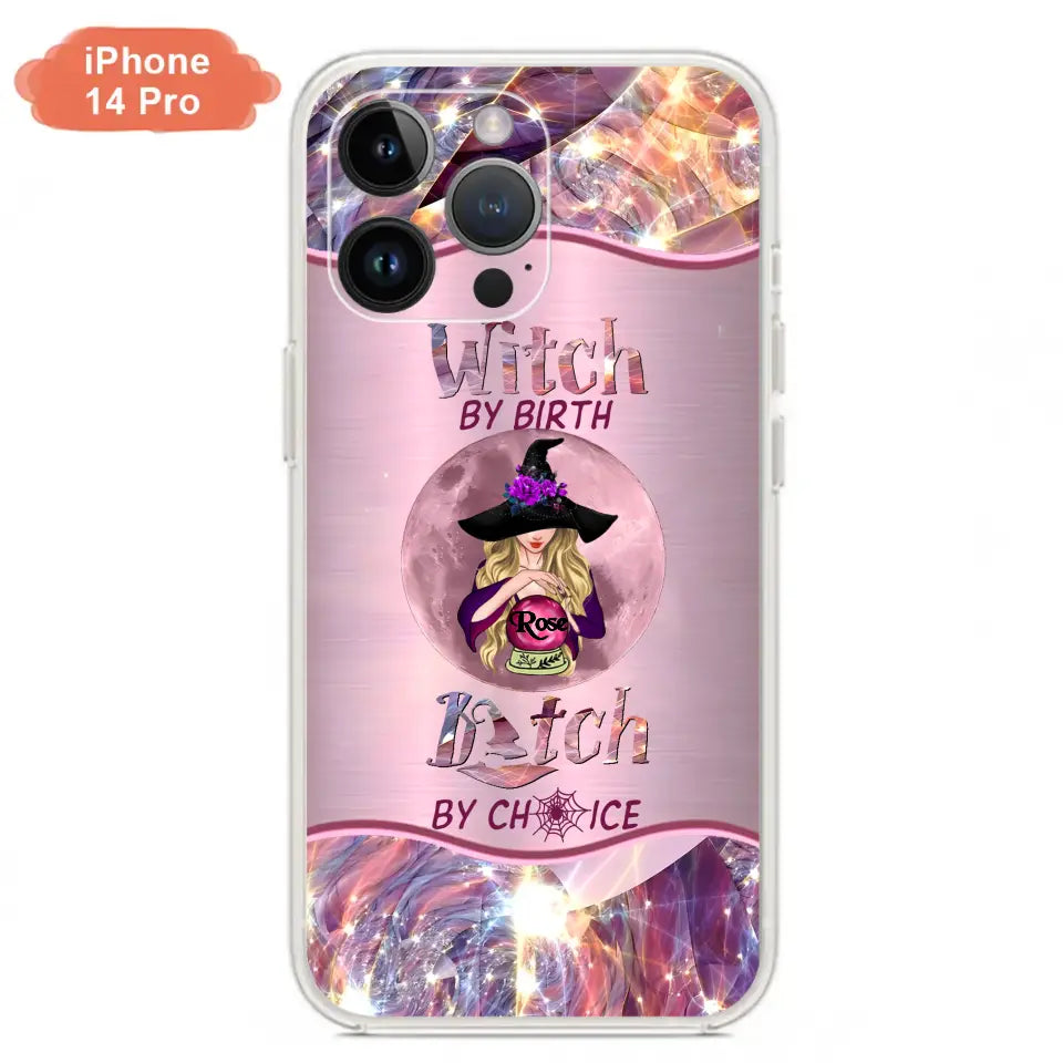 Witch By Birth Phone Case Personalized Halloween Gift for Her - Image 7
